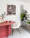 Iola Chair Black Metal Legs - Camel Velvet - Displayed Item