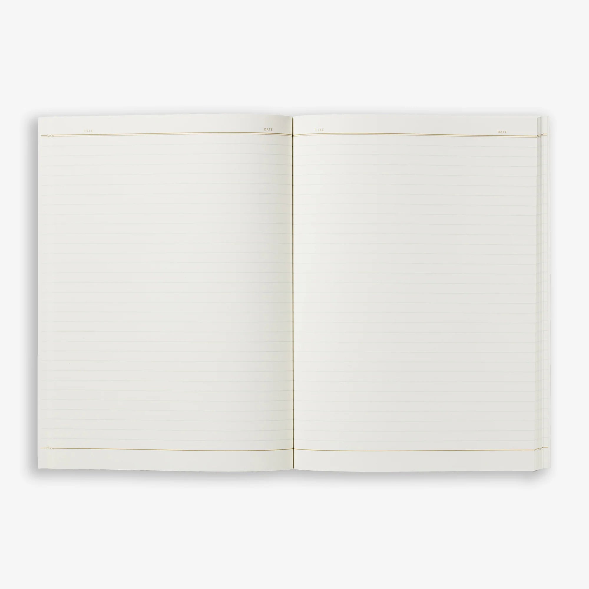 Large Notebook - Check Sage Green
