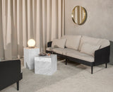 Plinth Tall - White marble carrara