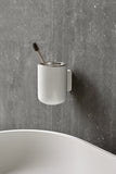 Toothbrush Holder, Wall - White
