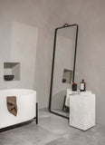Plinth Tall - White marble carrara