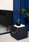 Plinth Cubic - Black marble marquina