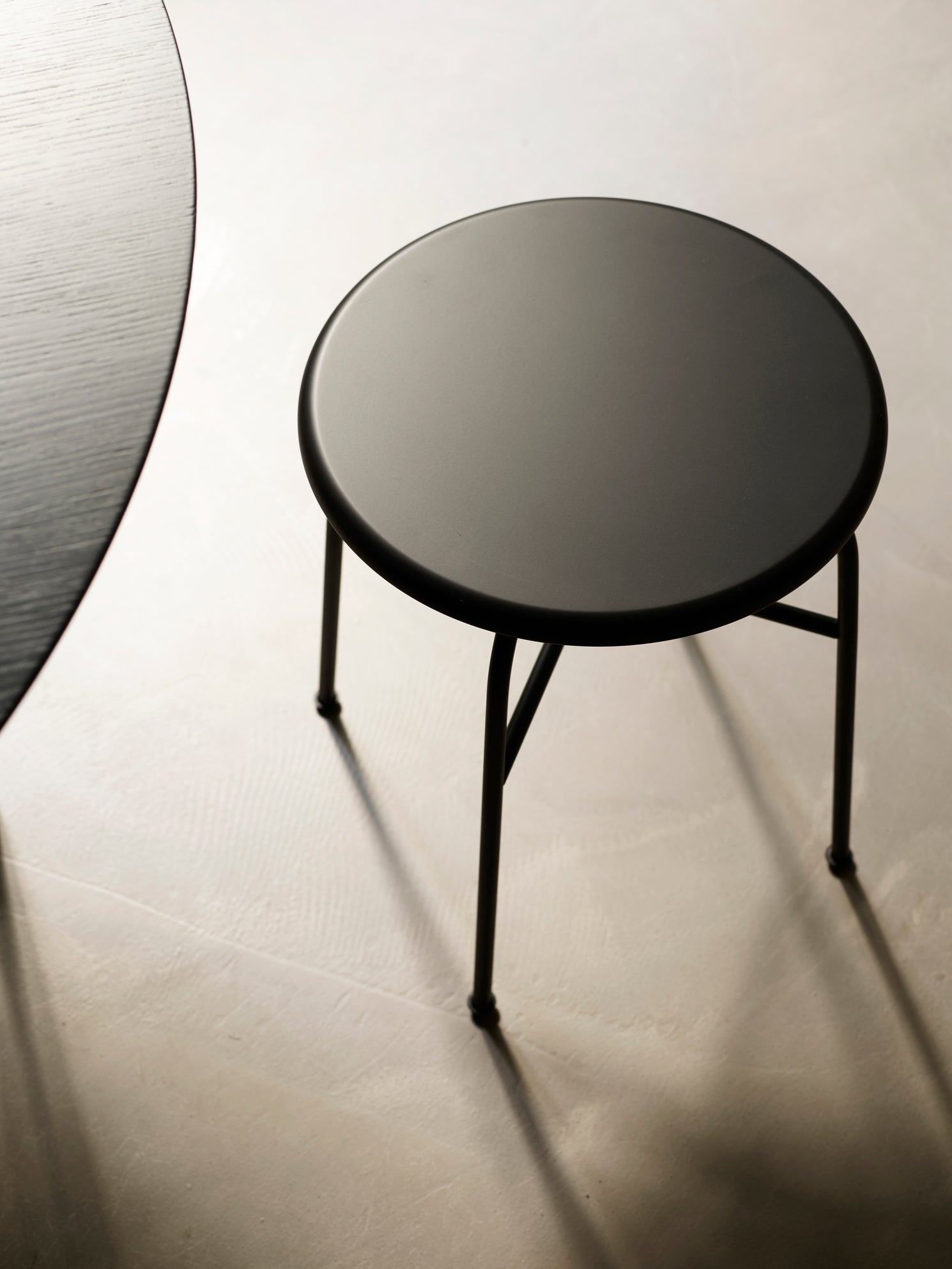 Taburet de dining Afteroom - Negru