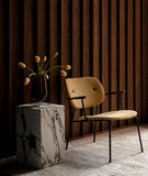 Plinth Tall - Rose marble calacatta viola