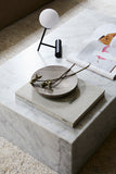 Plinth Low - White marble carrara