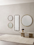 Nimbus Mirror, Ø110 - Polished brass