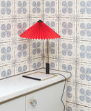 Matin Table Lamp - Bright red