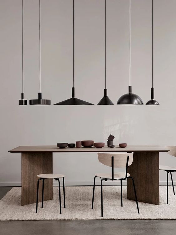 Mingle Table Rectangular - furnir închis