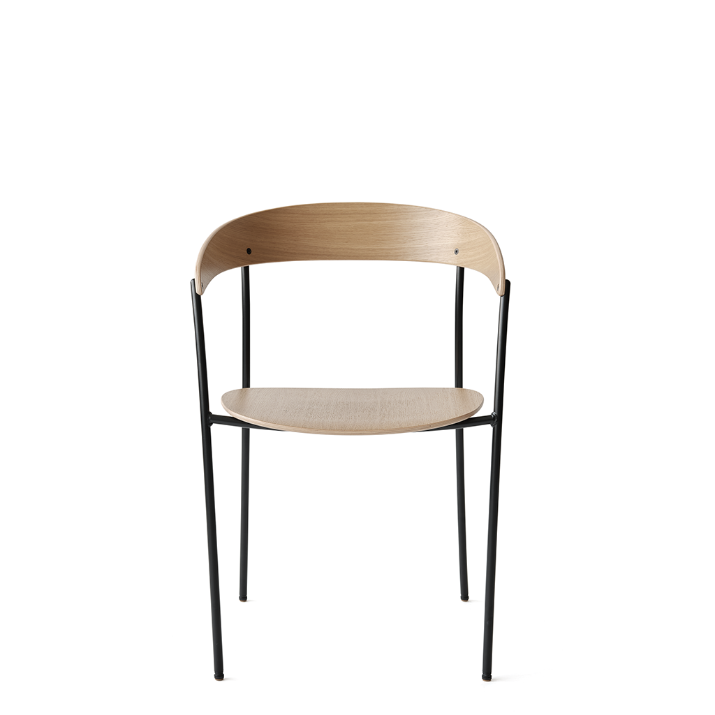 Missing Armchair - Natural Oak w. Black Frame