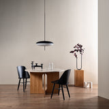 Model 2065 Suspension - Black and white diffuser, black hardware, black cable