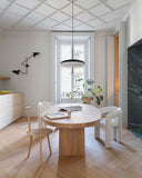 Model 2065 Suspension - Black and white diffuser, black hardware, black cable