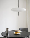 Model 2065 Suspension - White diffuser, black hardware, black cable