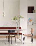 Friday Dining Chair Black - Upholstered seat, No arms