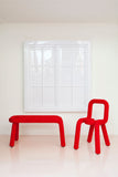 Bold Bench - Red