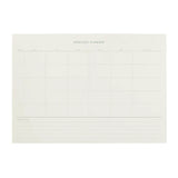 Monthly Planner Notepad A4