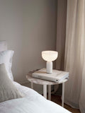 Kizu Portable Table Lamp - White Marble