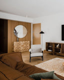 Nimbus Mirror, Ø110 - Polished brass