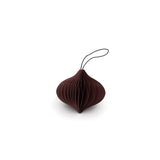 Onion folded ornament - Dark red