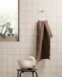 Organic Hand Towel - Tan