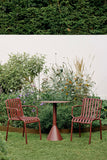 Palissade Cone Table Round Ø70 - Iron Red