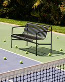 Palissade Dining Bench with Armrests - Anthracite