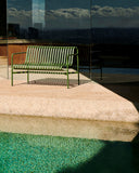 Palissade Dining Bench with Armrests - Olive