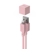 Cable 1 USB-A to Apple Lightning - Old Pink