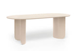Plateau Dining Table Oval - Sand
