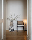 Plinth Cubic - Rose marble Calacatta viola