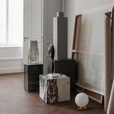 Plinth Cubic - Rose marble Calacatta viola