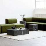 Plinth Cubic - Grey marble kendzo