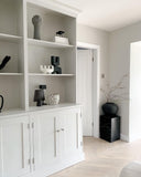 Plinth Tall - Black marble marquina