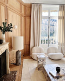 Plinth Tall - Rose marble calacatta viola