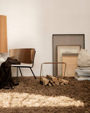 Port Wood Basket - Brass