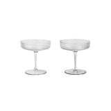 Ripple Champagne Saucers (set of 2)