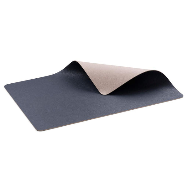Bitz Set of 4 Reversible Placemats Royal blue/Sand (set of 4)