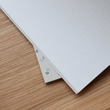 Small Notebook - Creamy Grey flowers