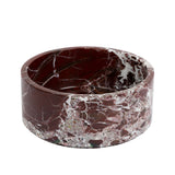Burgundy Marble Fruit Bowl