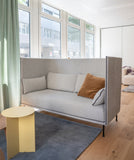 High Slit Side Table - Light yellow