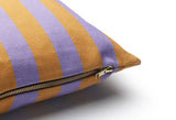 Stripes cushion S orange/purple