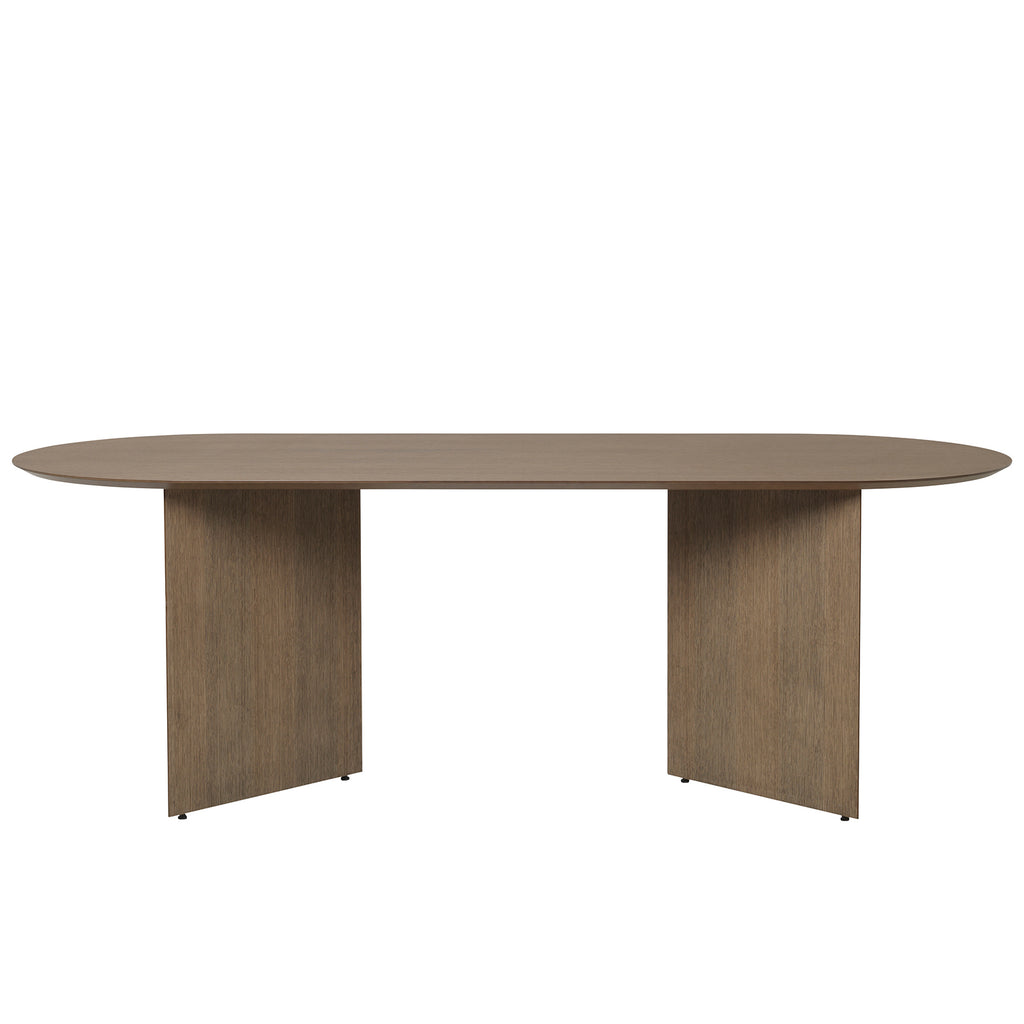 Mingle Table Oval 220 Veneer Dark