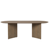 Mingle Table Oval 220 Veneer Dark