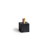 Block Candle Holder - Black Marquina