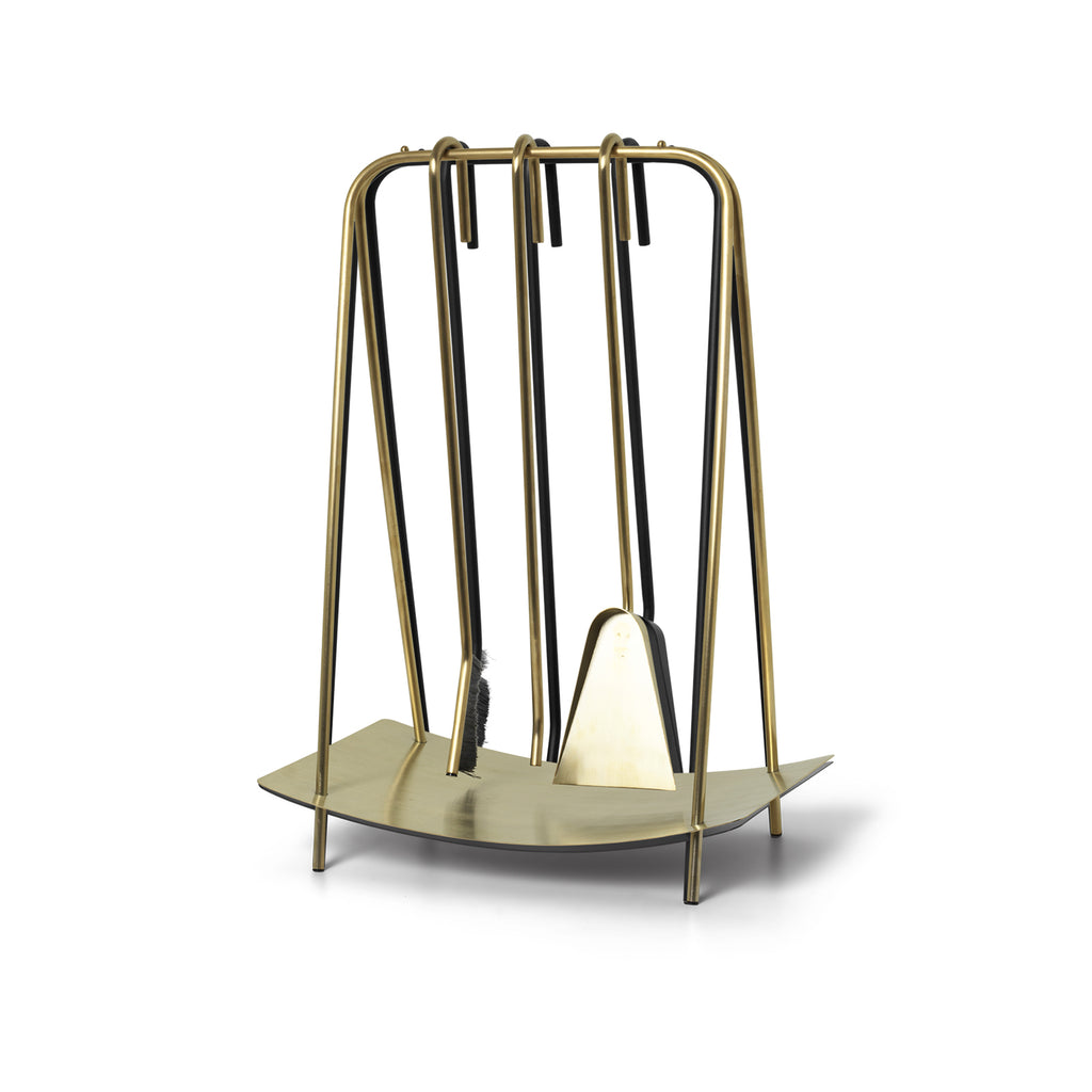 Port Fireplace Tools - Brass