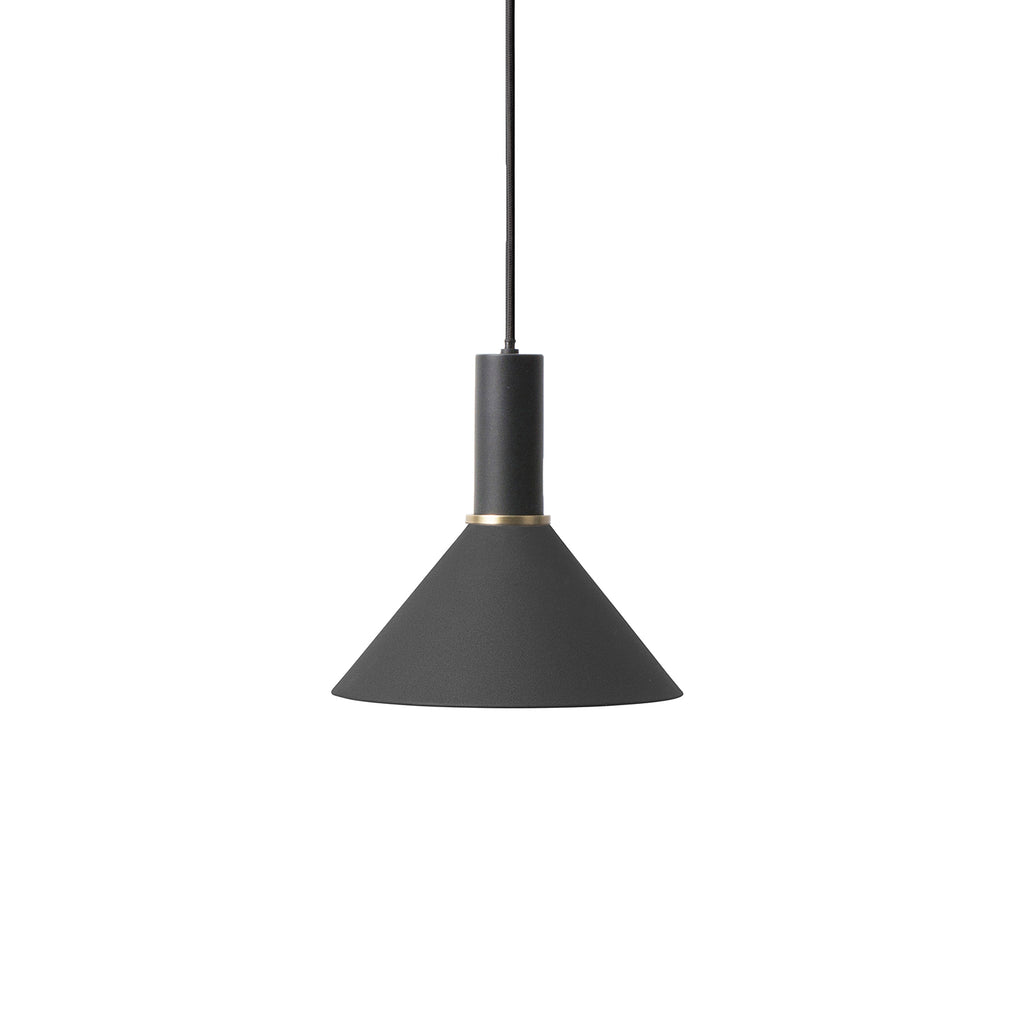 Cone Shade Low Socket - Black