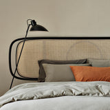 VV Cinquanta Floor Lamp - Black frame, black reflector