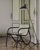 VV Cinquanta Floor Lamp - Black frame, black reflector