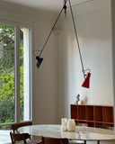 VV Cinquanta Suspension - Black structure, black and red reflectors