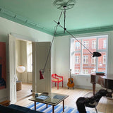 VV Cinquanta Suspension - Black structure, black and red reflectors