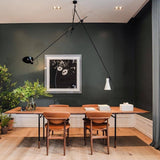 VV Cinquanta Suspension - Black structure, white and black reflectors